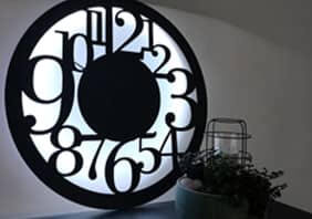 Decoración luminosa LED (Ø50/70 cm) - Difusión de luz hacia el interior